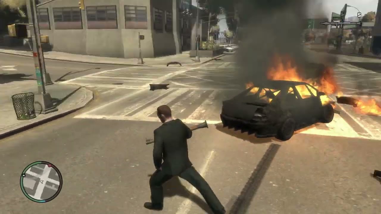 GTA IV - Убьём Рэя Боччино и встретимся с Дарко Бревичем в аэропорту. 1080p