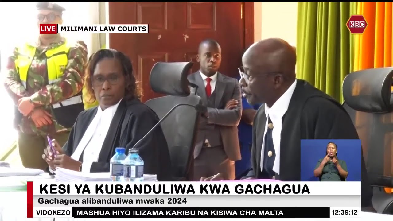 High Court declines prayer to stop judgement in Gachagua's impeachment case