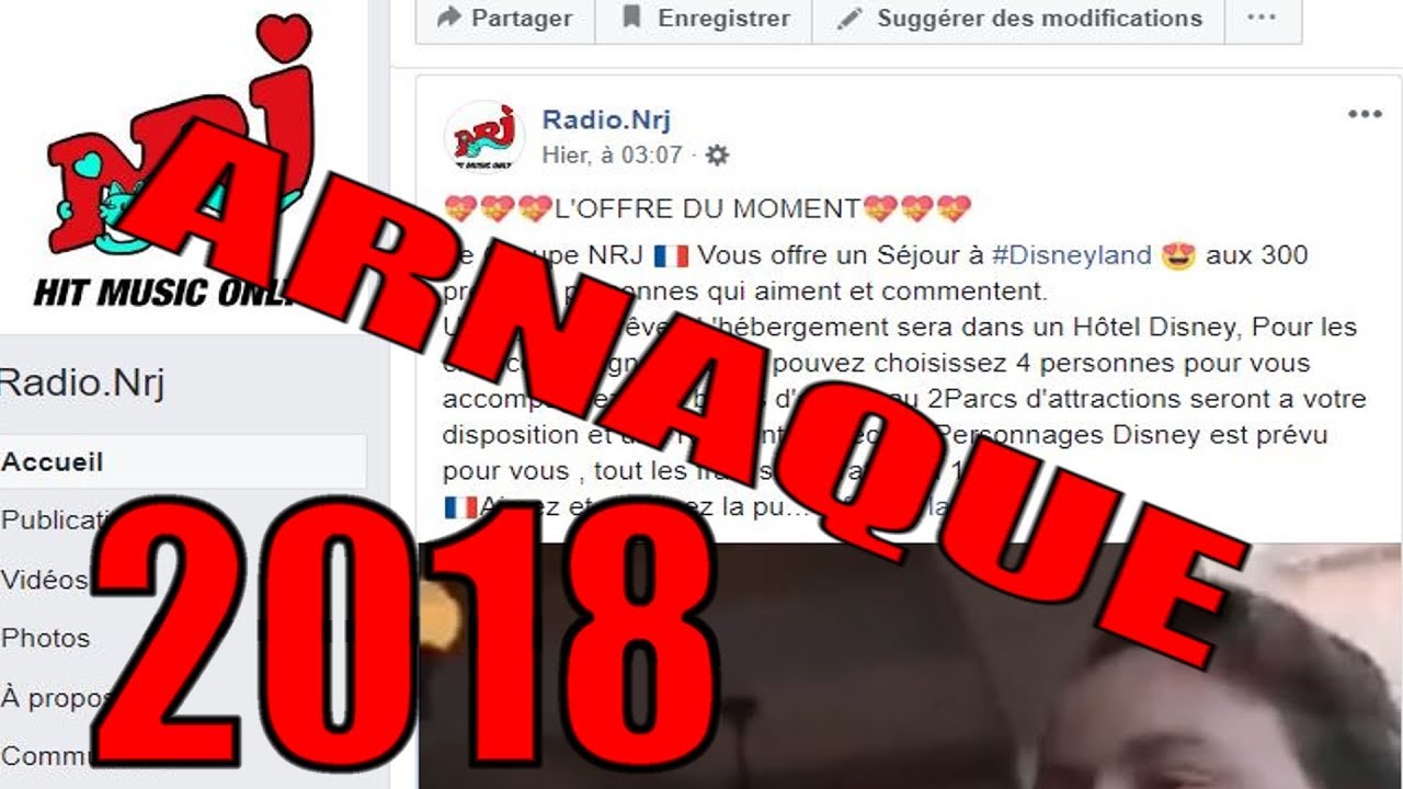 Arnaque sur Facebook   attention aux fausses pages