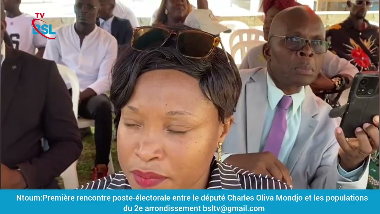 Ntoum:Premiere rencontre poste-électorale entre le député Charles Oliva Mondjo et les populations