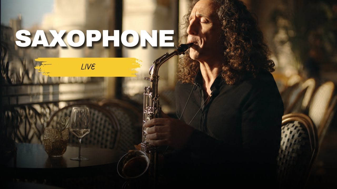 🔴 LIVE  Smooth Jazz Saxophone Relaxing Night Vibes 24/7 Stream HD TV Kenny Greatest Hits Full Album