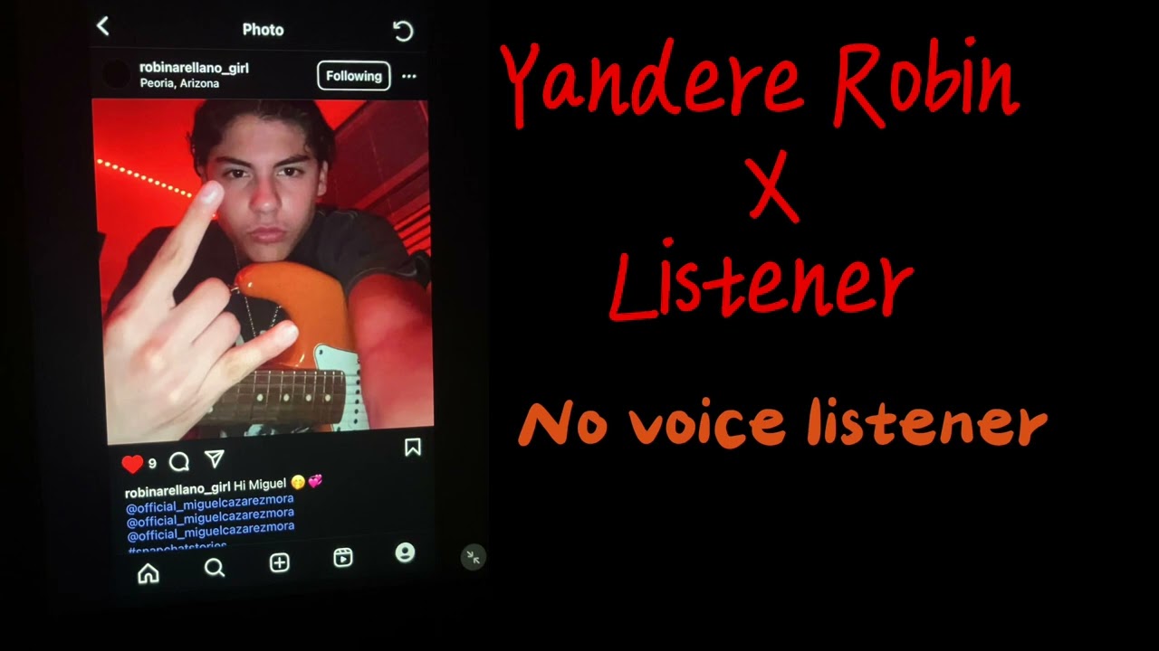 Yandere Robin x listener // itttttsssss_meeee Va // read dis