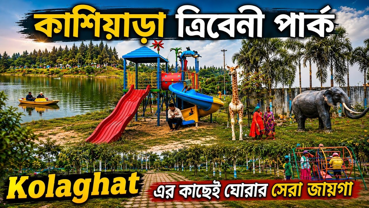 কাশীয়াড়া ত্রিবেণী পার্ক  || Best Family Park Near Kolaghat