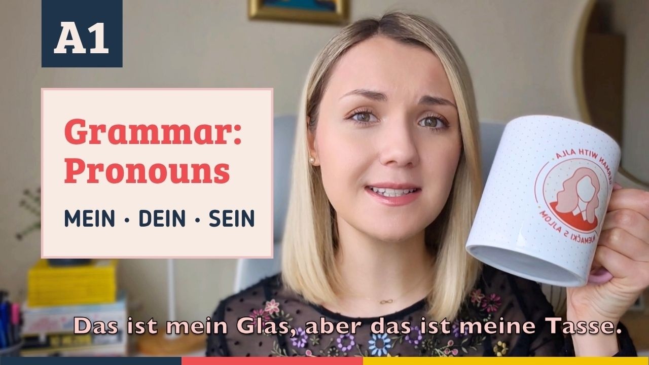 🇩🇪 GERMAN A1 • Possessivpronomen (mein, dein, sein...) • 7. Lesson • Ajla Ramović