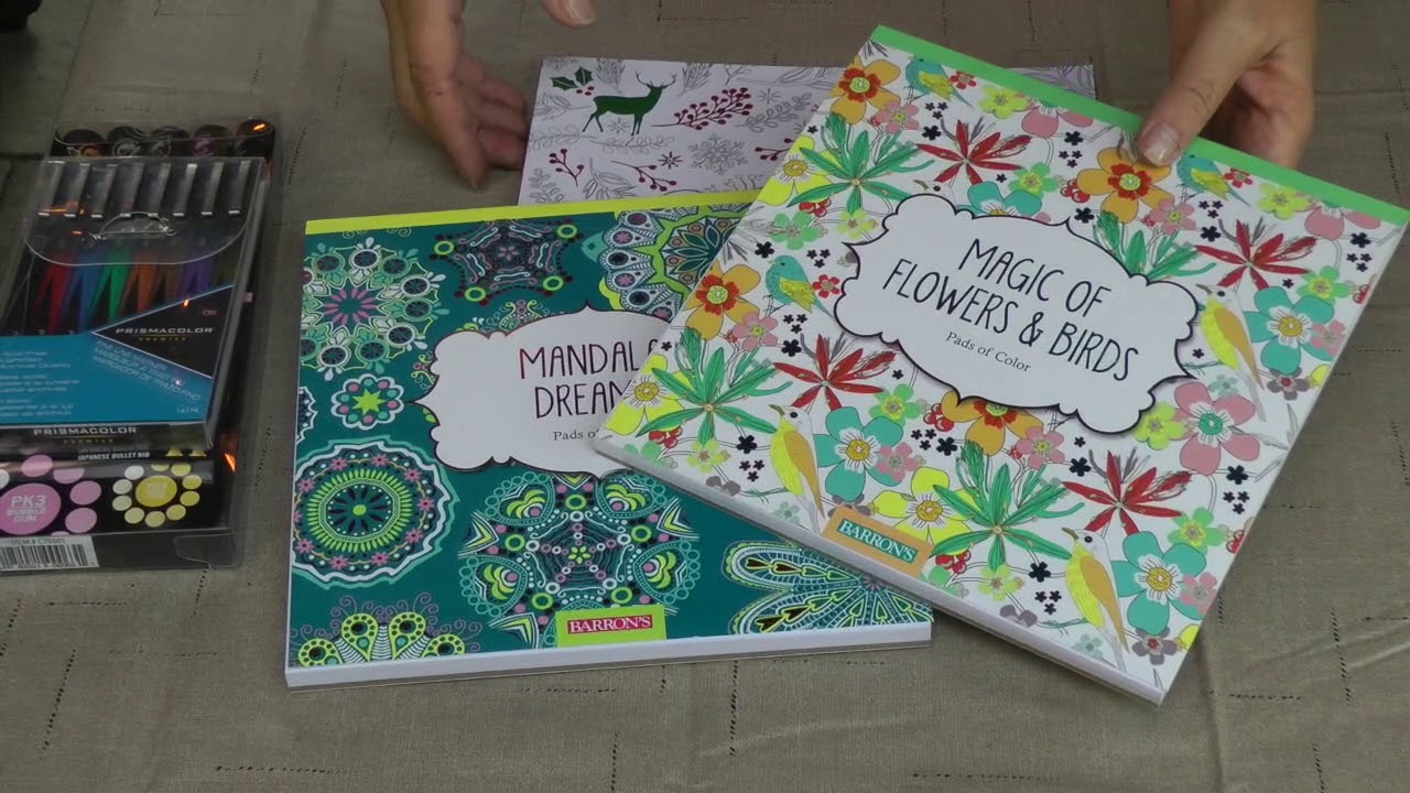 Create & Relax With Adult Coloring Books