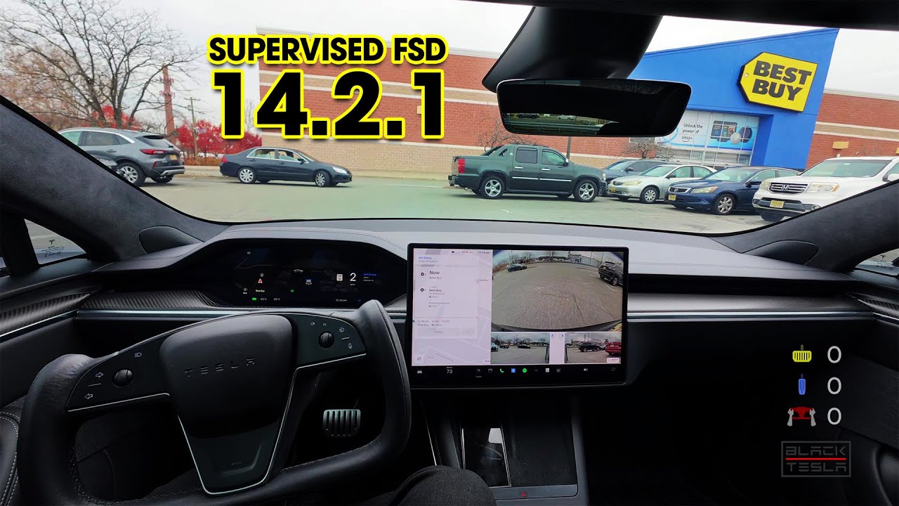 Tesla FSD 14.2.1 Best Buy Run