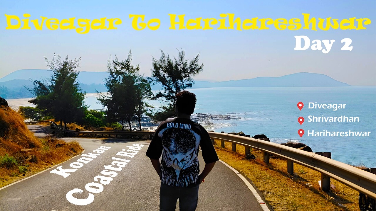 Mumbai to Harihareshwar Coastal Bike Ride | Day 2 | Scenic Konkan Ride