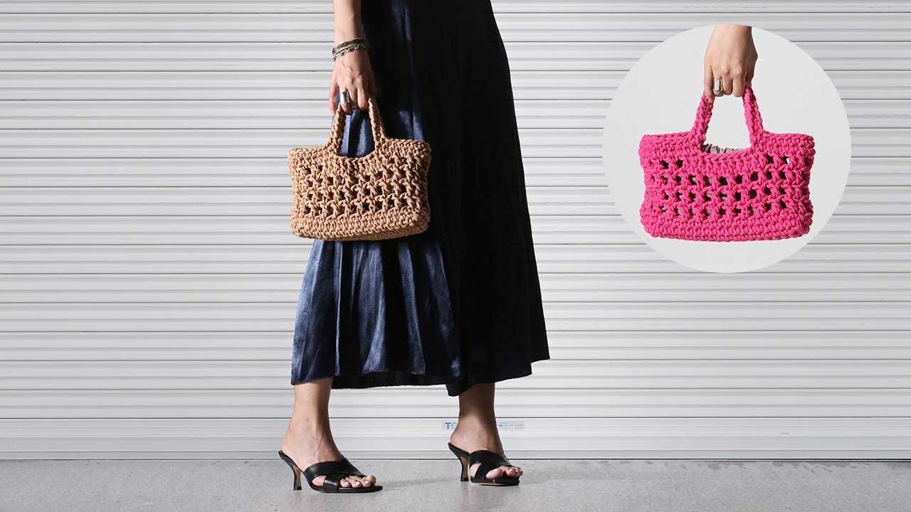 [ENG CC] 코바늘 미니 네트백 뜨기 / Crochet Mini Net Bag