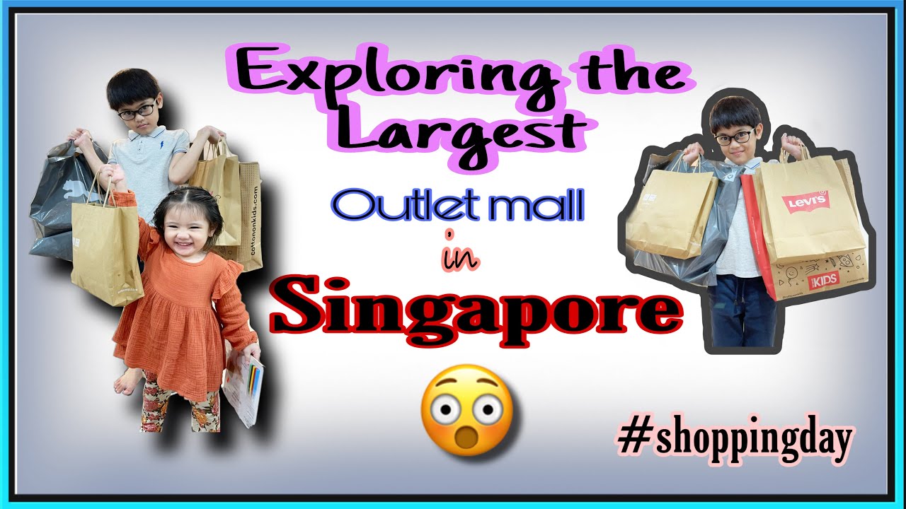 Exploring the LARGEST OUTLET MALL in Singapore | IMM | Railey and Rafah the Kidsplorer