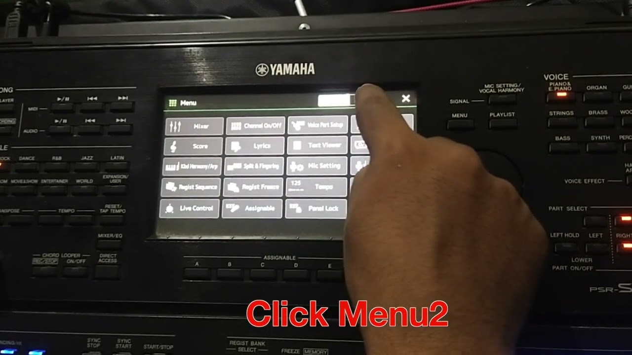 How to Export instrument info file in yamaha SX700 and Sx900