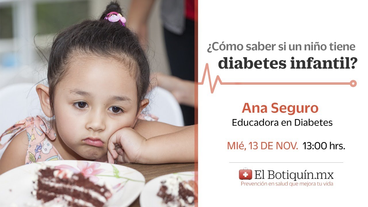 ¿Cómo saber si un niño tiene diabetes infantil?