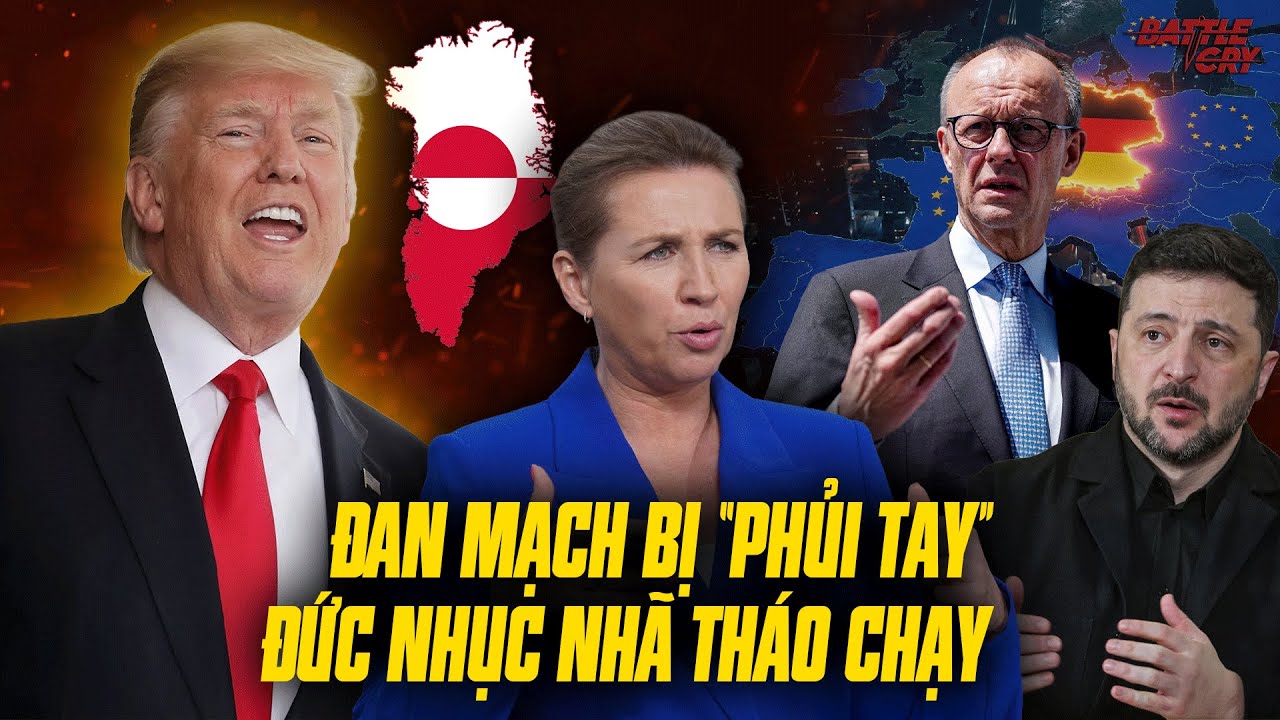 ĐÒN PHẢN BỘI NHỤC NHÃ: UKRAINE PHỦI TAY VỚI ĐAN MẠCH VÀ CÚ THÁO CHẠY HÈN NHÁT CỦA ĐỨC TẠI GREENLAND