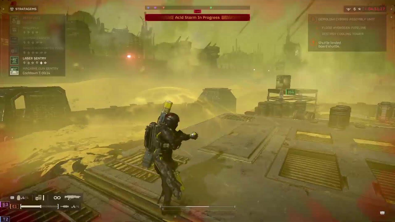 This planet is too bright. Helldivers 2