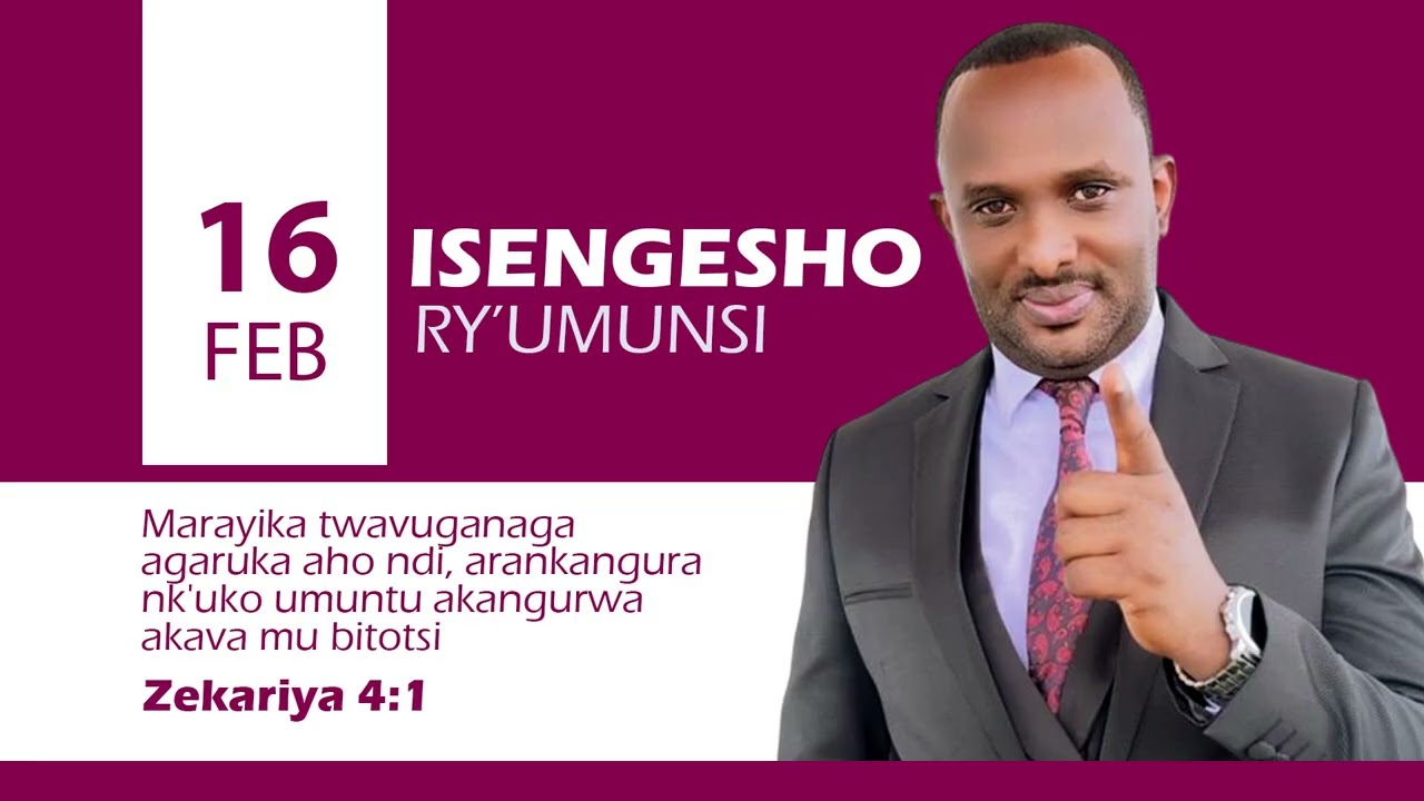 16.02.2026 | ISENGESHO RY'UMUNSI | PROPHET CLAUDE NDAHIMANA #Amasengesho #Kristo #rwandagospel