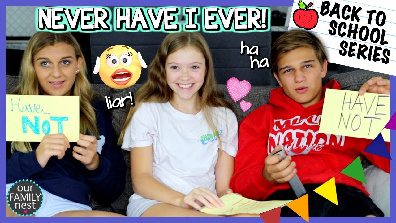 NEVER HAVE I EVER ~ BACK TO SCHOOL EDITION!