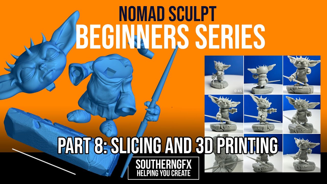 NOMAD FOR BEGINNERS – 3D character Print – Part 8