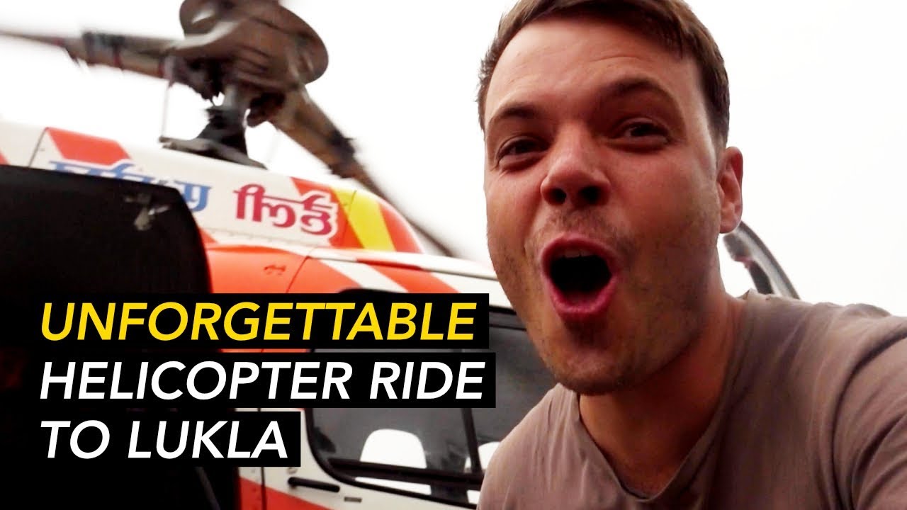 Amazing helicopter ride to Lukla - Everest Base Camp Trek Day 1