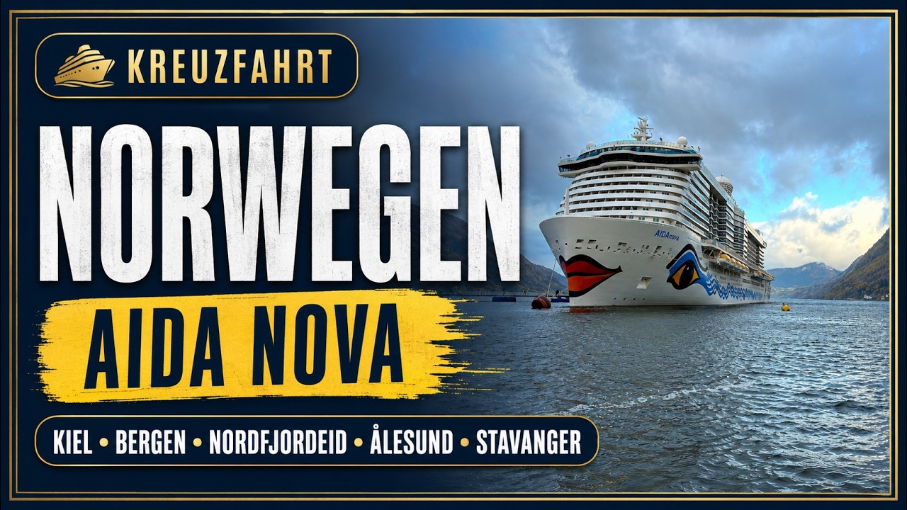 AIDA Nova Norwegen ab Kiel mit Bergen-Nordfordeid-Alesund-Stavanger