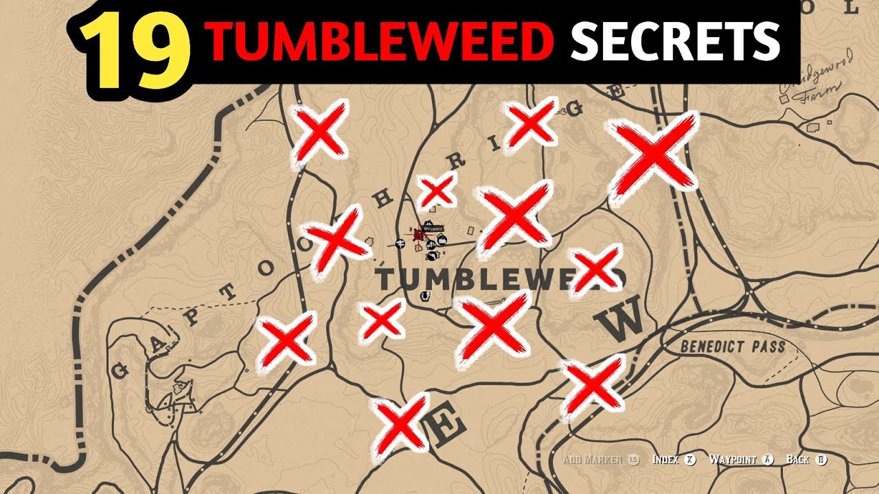 19 скрытых секретов, уникальных предметов и встреч в Tumbleweed - RDR2
