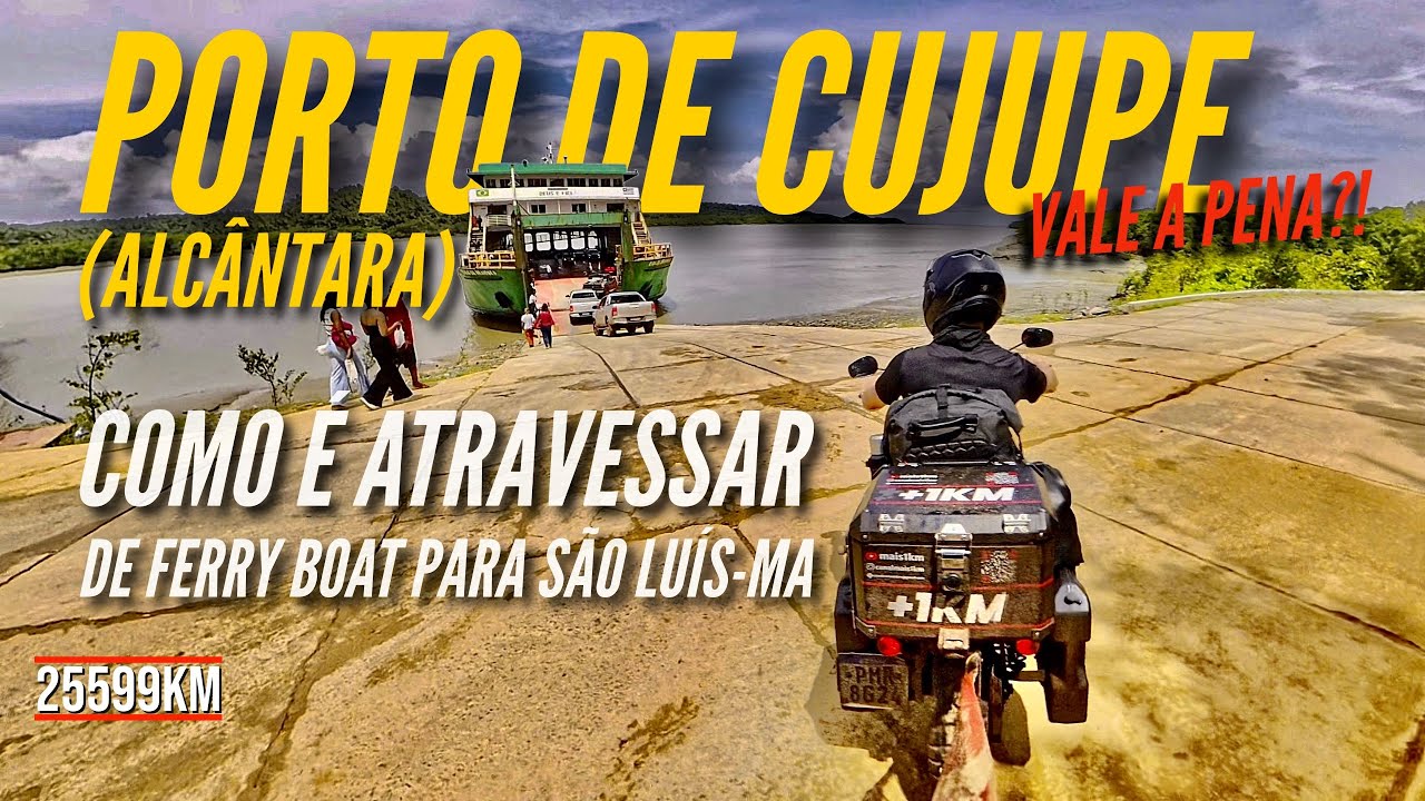 Como é atravessar de Ferry Boat para São Luís-MA | Porto de Cujupe - Alcântara - Maranhão | S10.Ep05