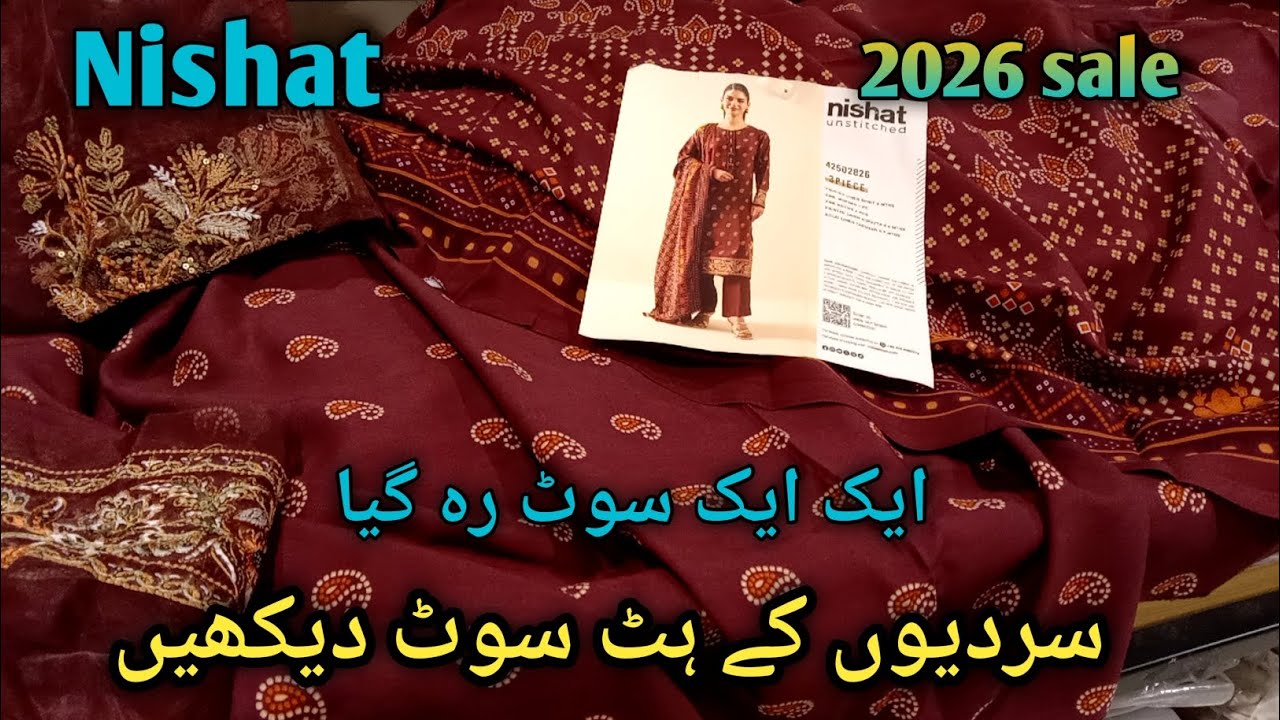 Nishat clearance Sale winter 2026 💥❤️// nishat last of season sale winter 2026👆🥰