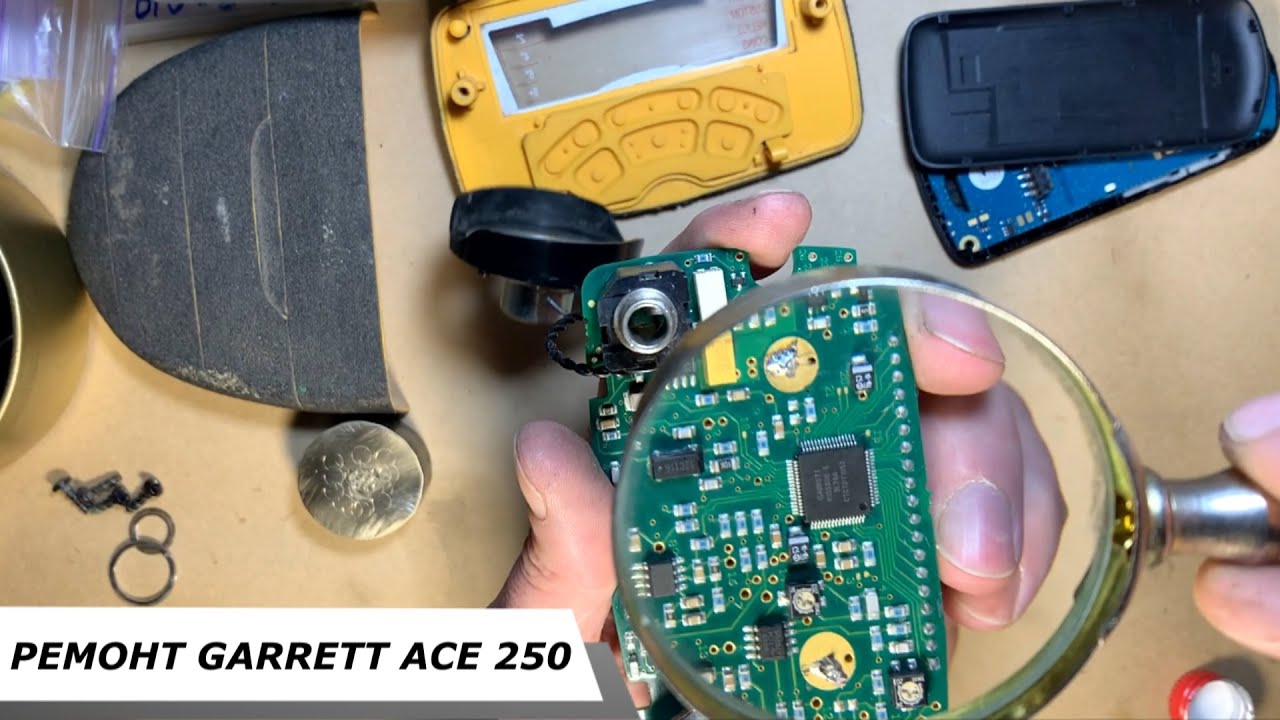 Garrett Ace 250 ремонт своими руками! Ремонт металлоискателя.
