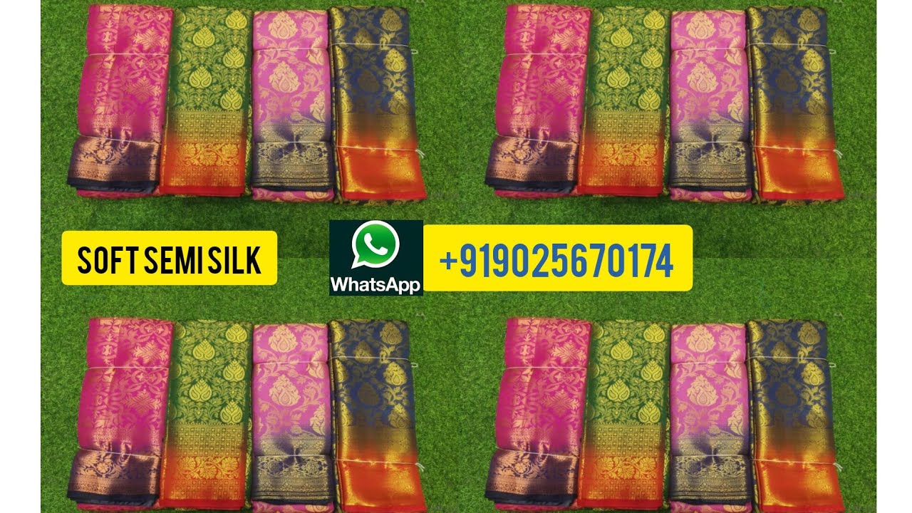 @ARFAwomenwear சாஃப்ட் SEMI சில்க் SAREES மிக குறைந்த விலையில்..#1k #semisilksarees #wedding