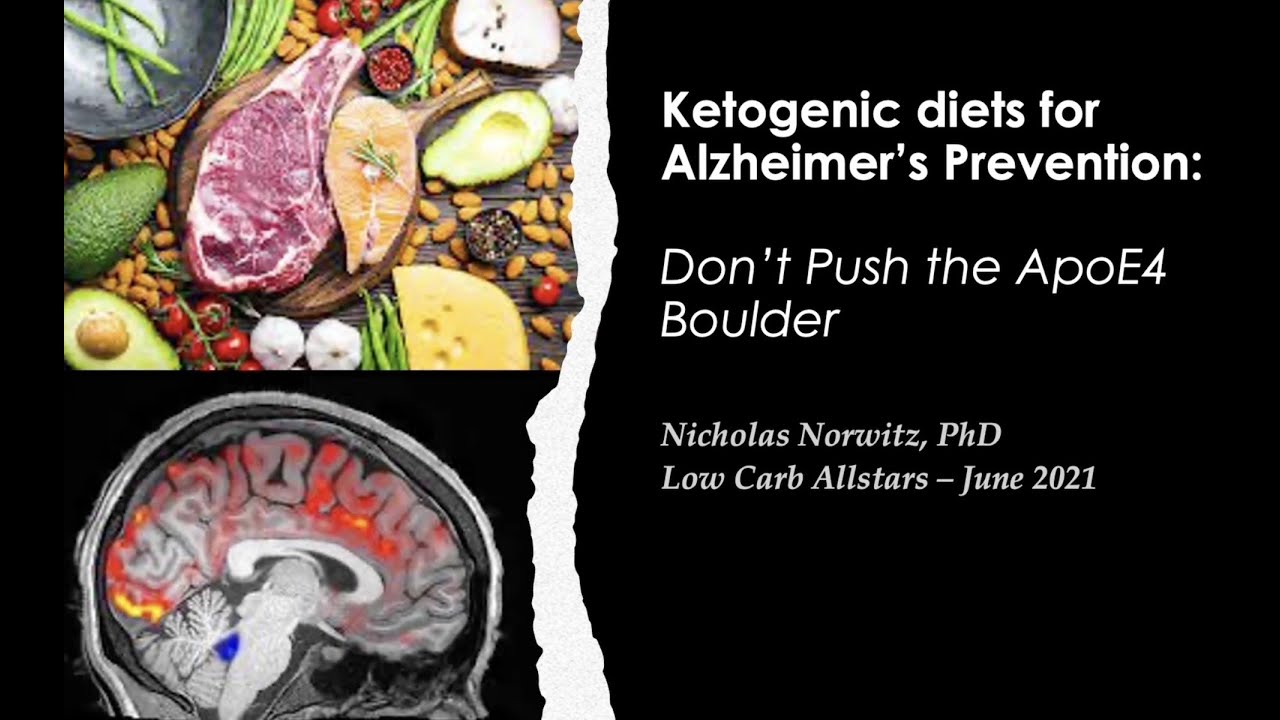 Nick Norwitz - Ketogenic diets for Alzheimer's Prevention: Don't Push the ApoE4 Boulder'