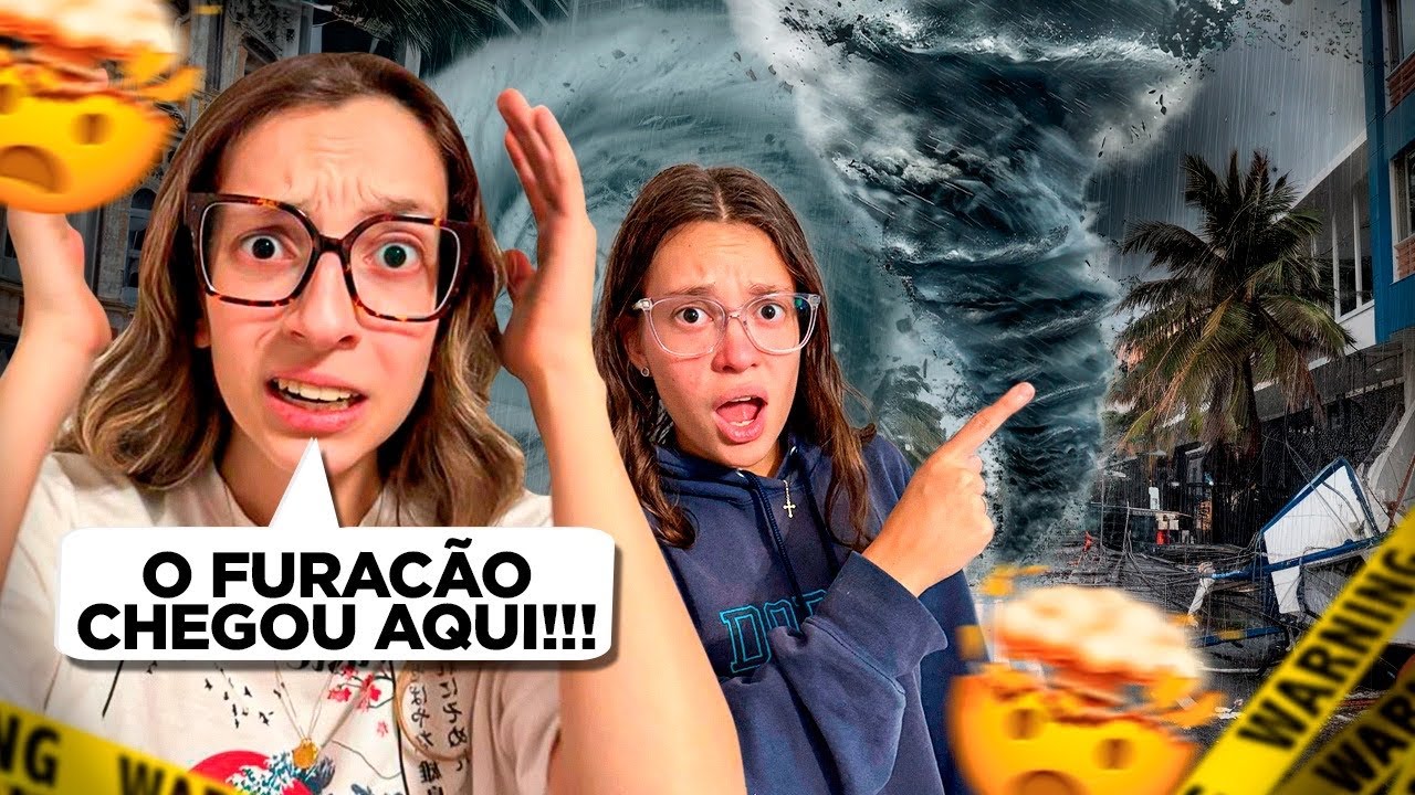 🌪️🚨FURACÃO MILTON CHEGOU EM ORLANDO 😱 É O MAIS FORTE DOS ULTIMOS TEMPOS