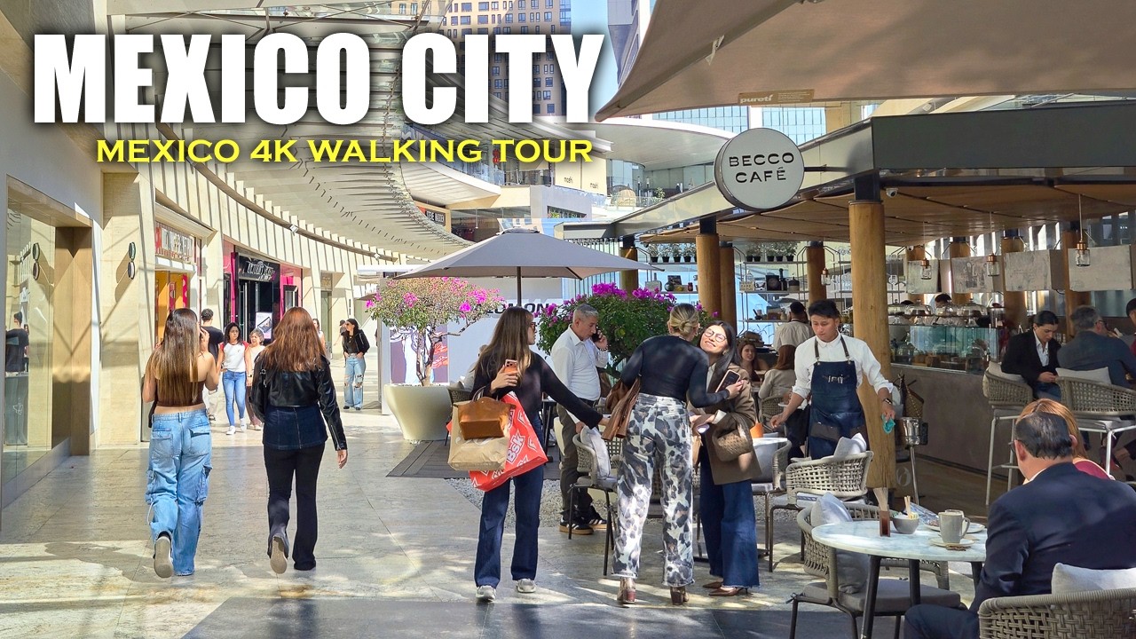 Mexico City 🇲🇽 Walking Tour - Polanco, The Wealthiest Neighborhood of Mexico City | 4K Mexico Travel