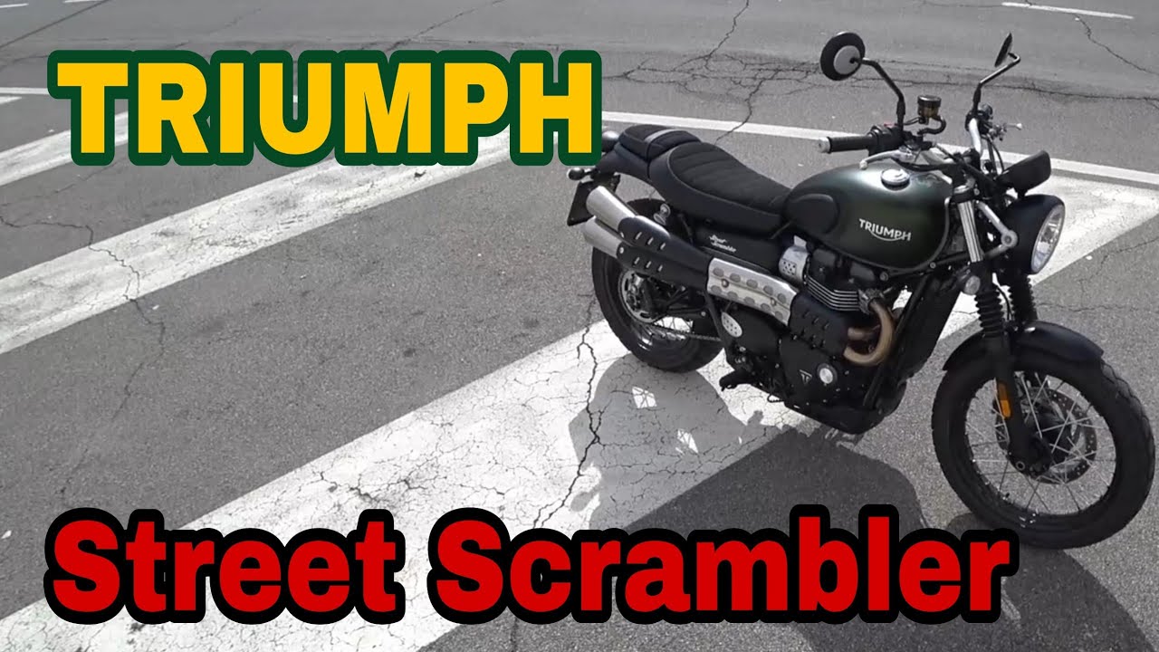 TEST TRIUMPH STREET SCRAMBLER