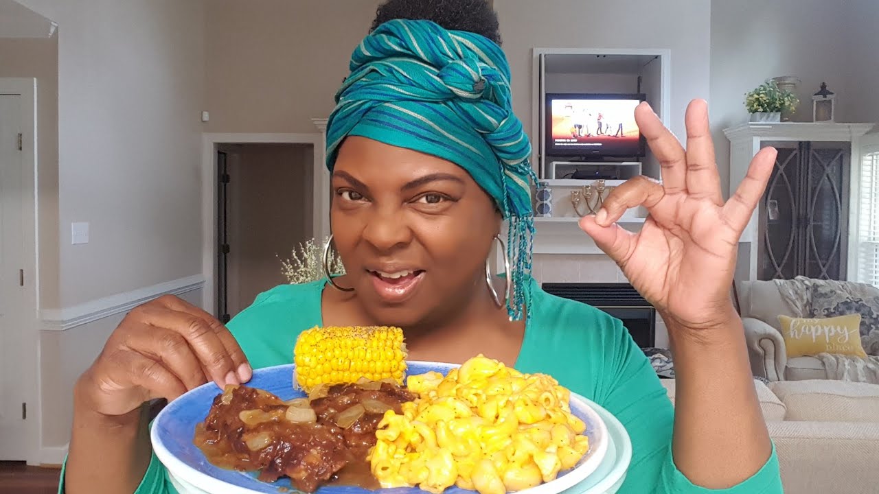 Smothered Pork Chops w/Mac & Cheese!