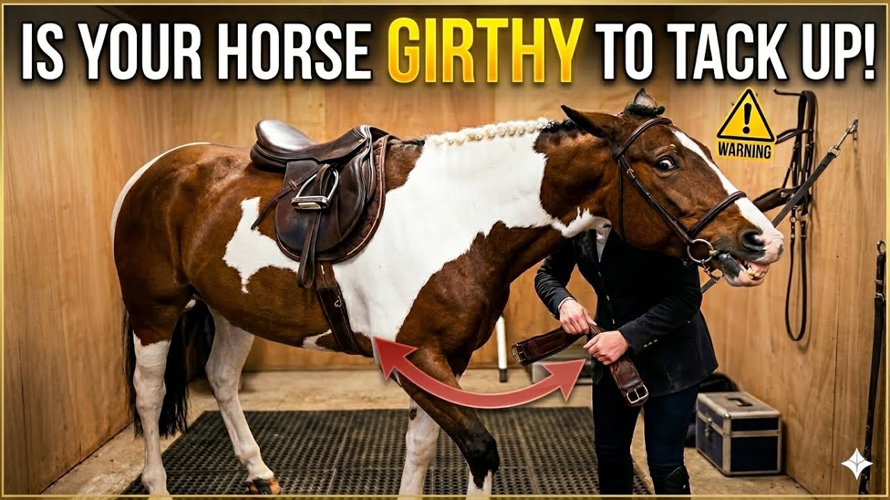 Girthy Horse? Not Always Ulcers | How to Release Tension in the Girth Area