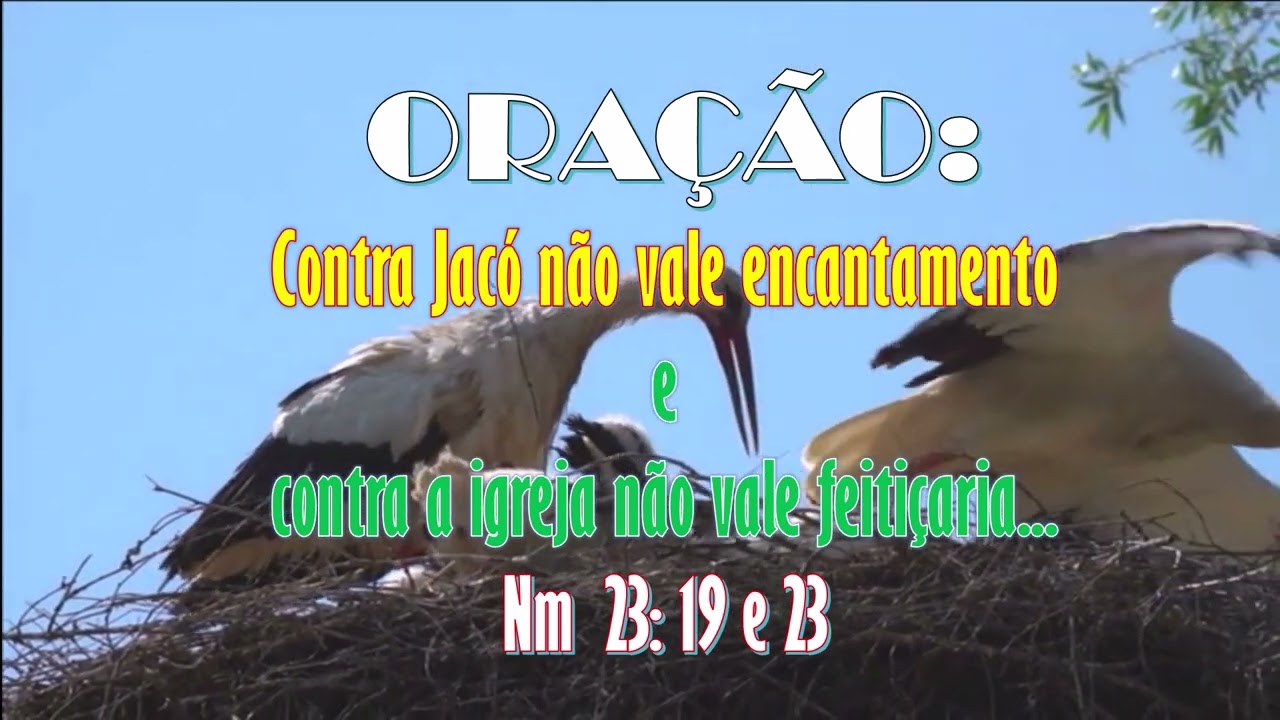 Contra Jacó não vale encantamento e contra a igreja não vale feitiçaria...Nm  23: 19 e 23#oração