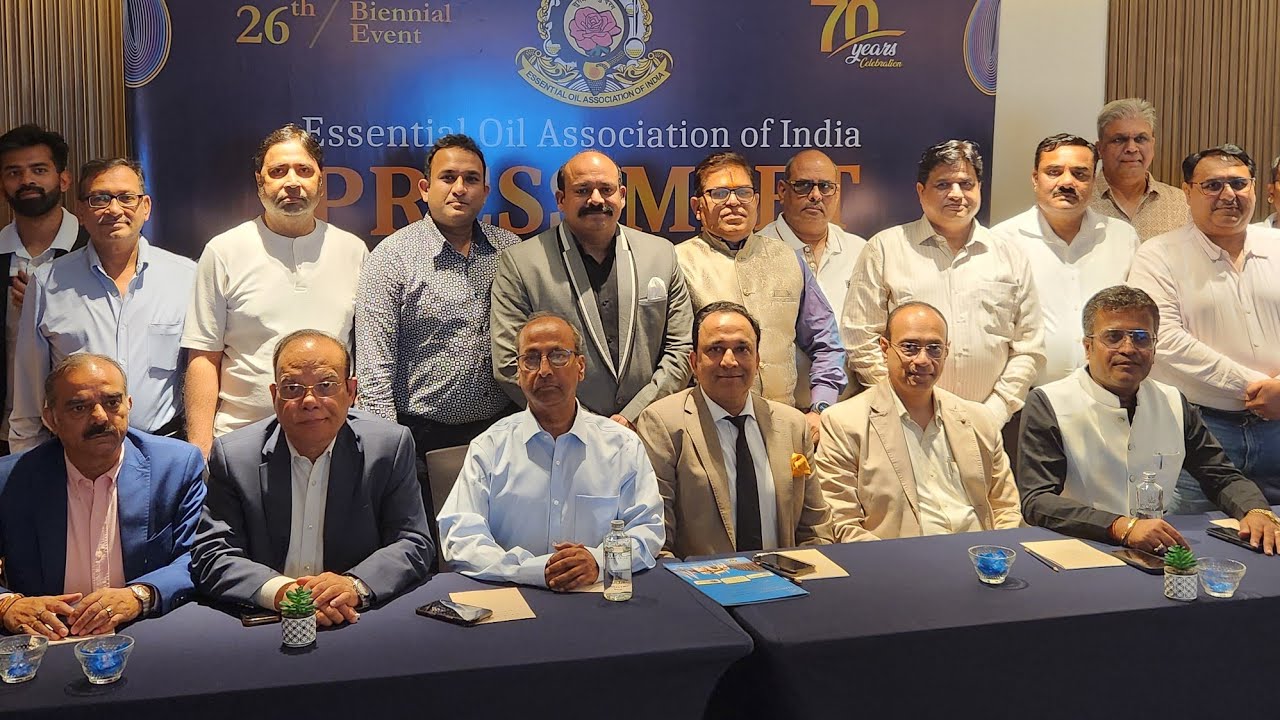 World Aroma Ingredients Congress & Expo 2026 Press Conference Mumbai | EOAI | Sanjay Varshney