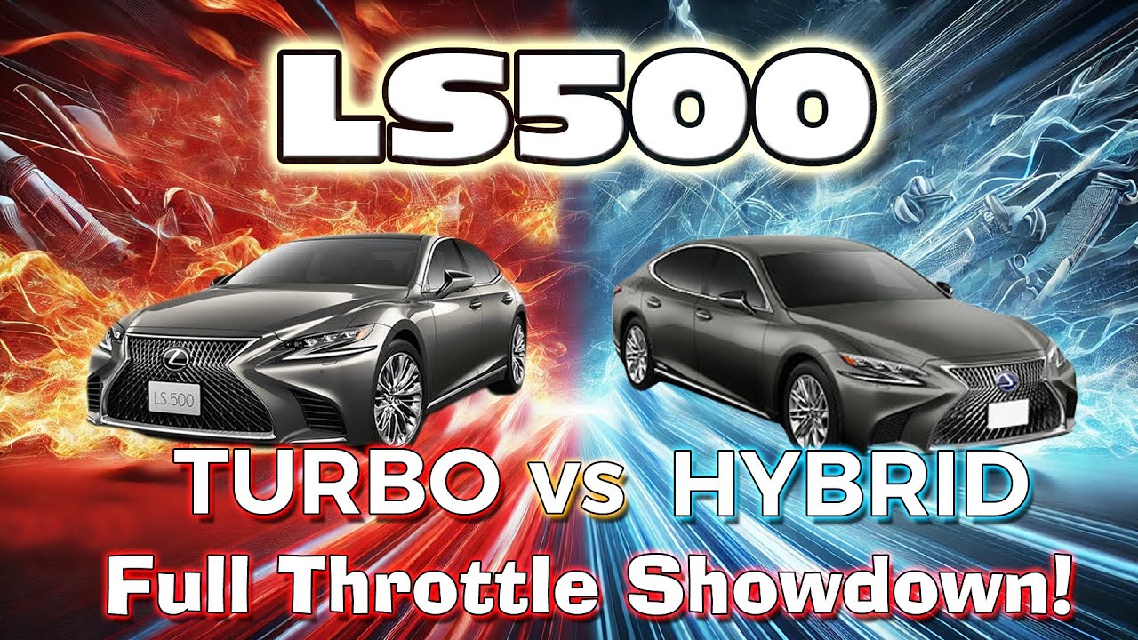 Lexus LS500 vs LS500h Full Throttle! Twin-Turbo V6 vs Hybrid Power Showdown(Japan specification)