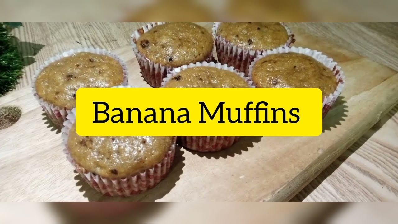 Banana muffins, quick and easy recipe of Muffins by Chef Fatima's kitchen