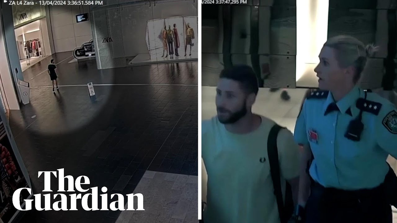 Footage shows Australian police arriving on scene after Bondi Junction attack