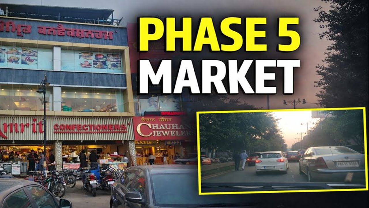 Phase 5 Market Mohali Walk | Evening Crowd, Food, Shops & Real Vibes