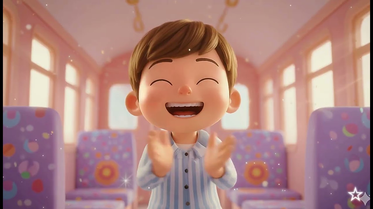 Train Choo Choo Song | Bounce Toon  Nursery Rhymes & Kids Songs