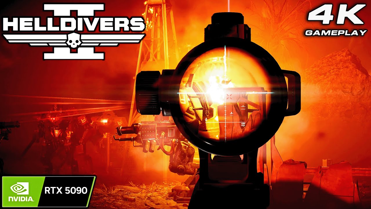 Helldivers 2: 4K Gameplay No Commentary ULTRA Settings | RTX 5090 P1109