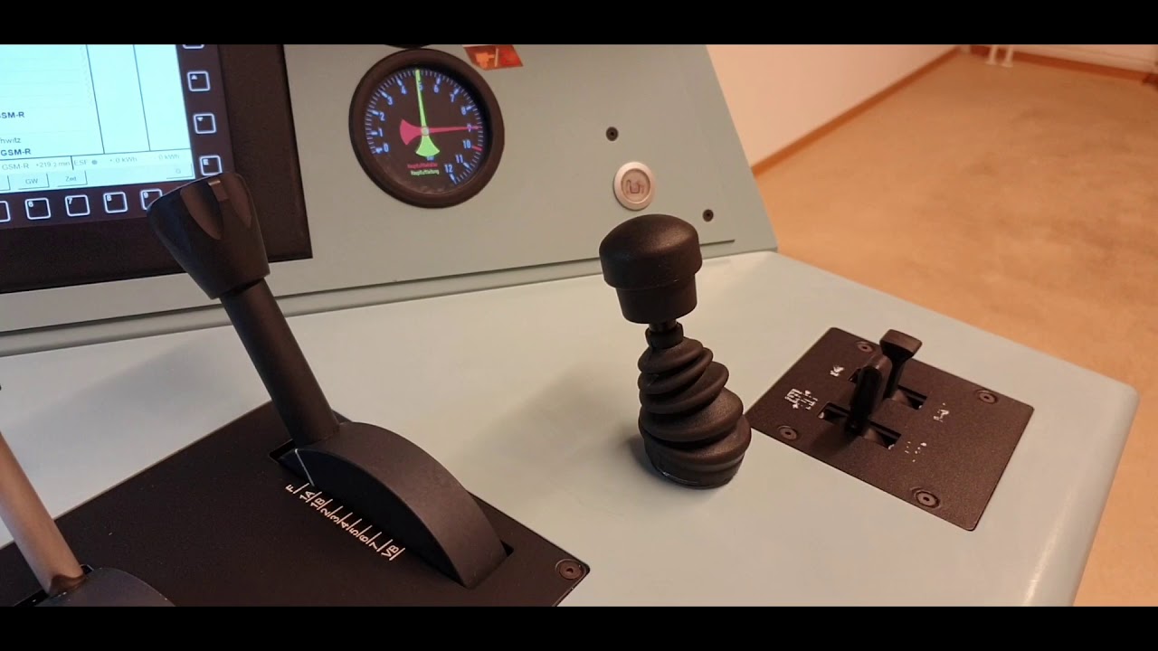 Vorbereitung des Simulators BR-185 für die Arbeit. Vorbereitungsdienst. Bremstechnischer V-Dienst.