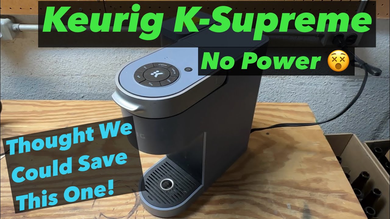 Keurig K-Supreme не включается. Как сбросить настройки термовыключателя при отсутствии питания.