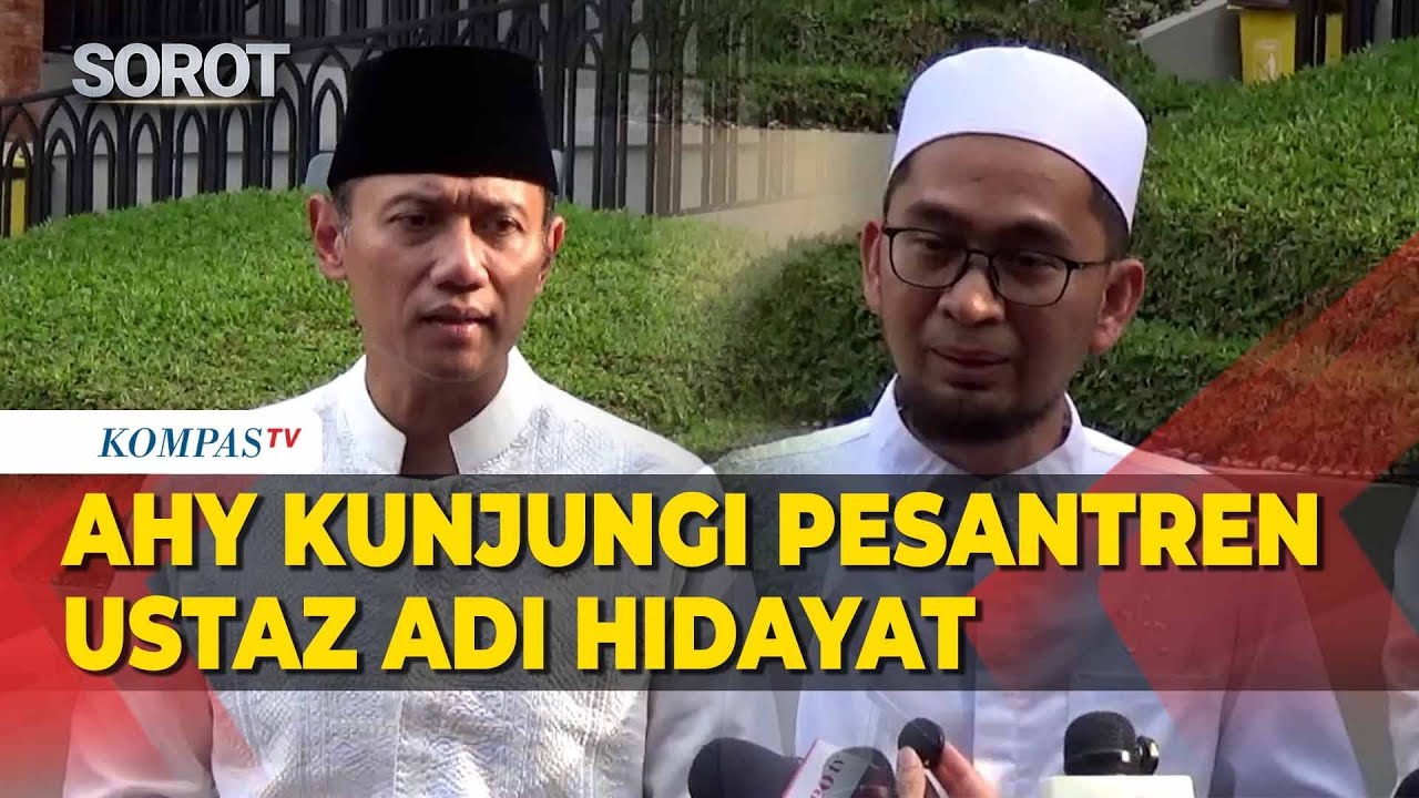 Momen Menko AHY Sambangi Pesantren Ustaz Adi Hidayat, Bahas Apa?