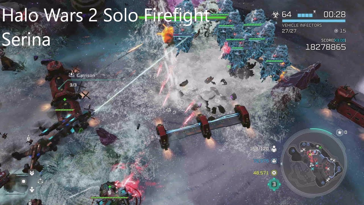 Halo Wars 2 Firefight Solo Wave 100 Serina