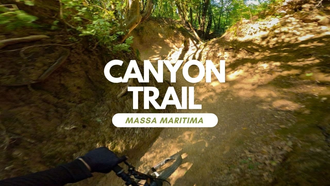 Canyon Trail 🔵 Massa Marittima Italy 🇮🇹 Trail Review ganze Strecke Full Run POV RAW