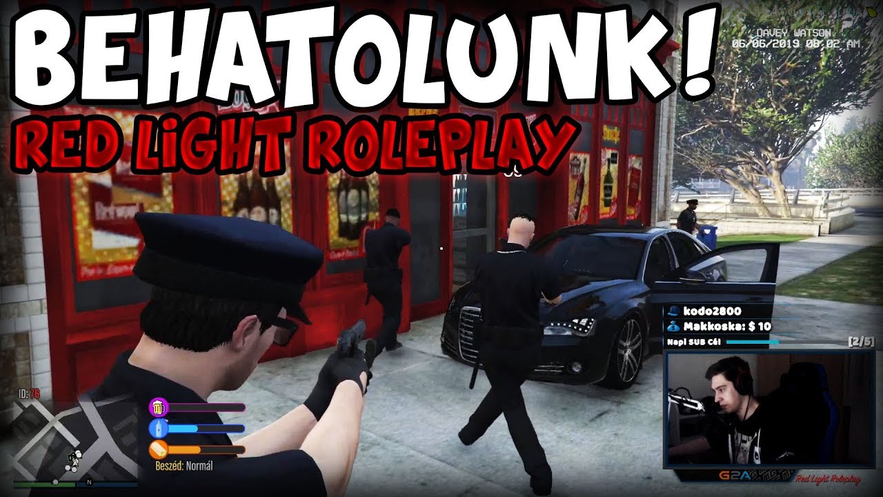 GTA V RP︱RENDŐRLÉT 🚔 AZ ELSŐ RABLÁS, AZ ÚJ VÁROSBAN! 【#1】