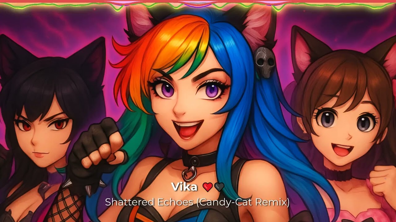 Vika ❤️🖤 - Shattered Echoes (Candy-Cat Remix) [Psycore / R&B]