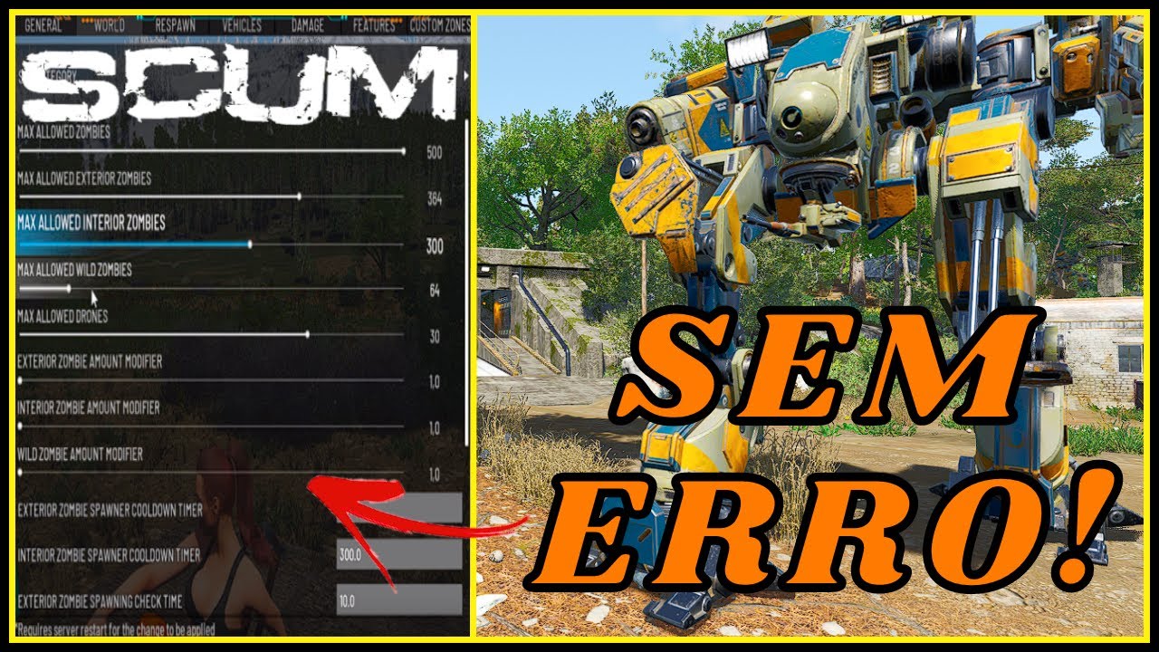 SCUM: PARE DE SOFRER! Tutorial atualizado pra CONFIGURAR o server do ZERO! #scum #scumgame