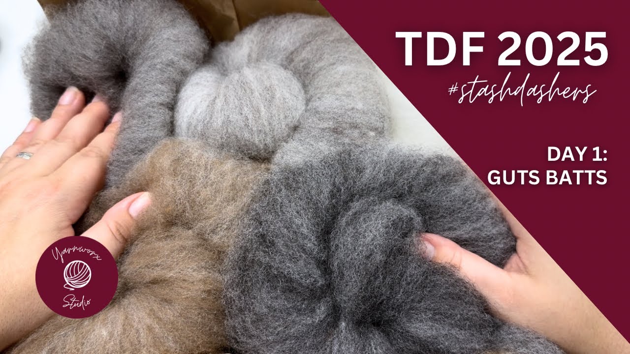 TdF 2025: Day 1 Recap! Carding batts from Sommelier Guts and spinning longdraw on my CPW